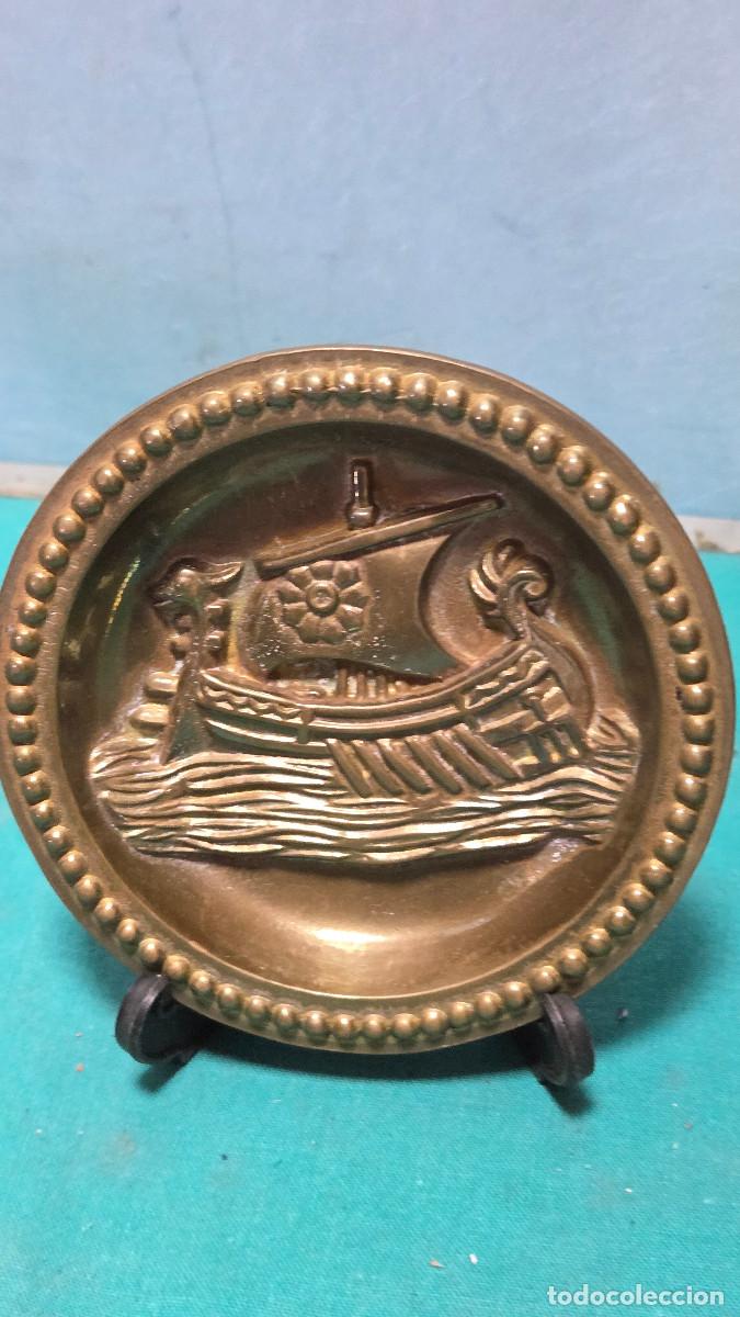 Vintage: plato de metal vintage - Foto 2