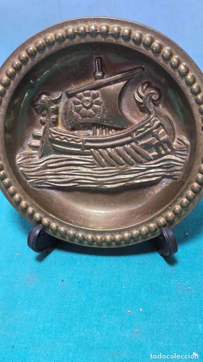 Vintage: plato de metal vintage - Foto 3