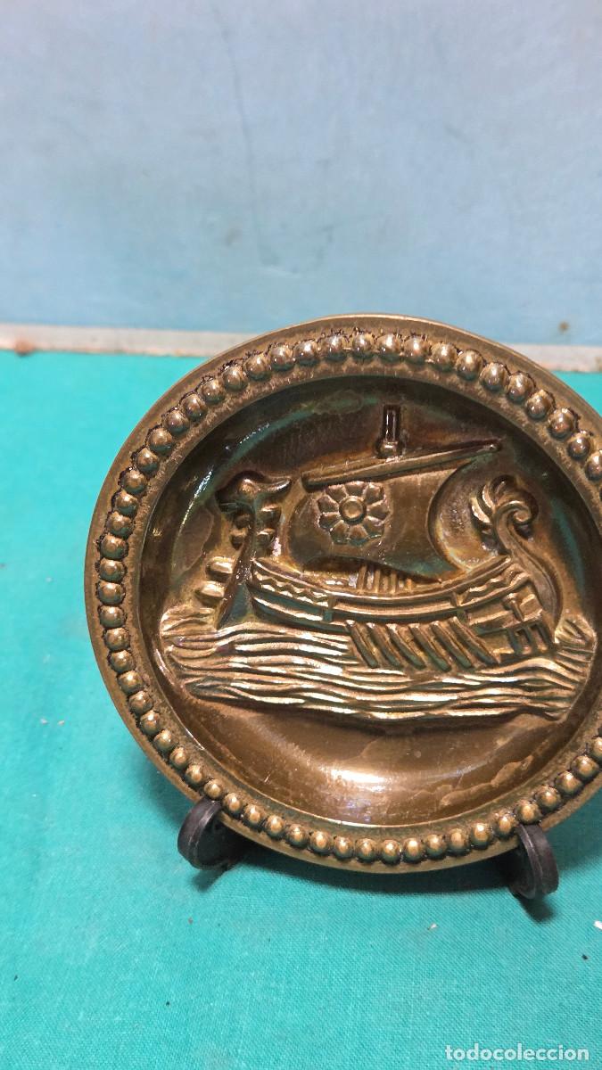 Vintage: plato de metal vintage - Foto 3