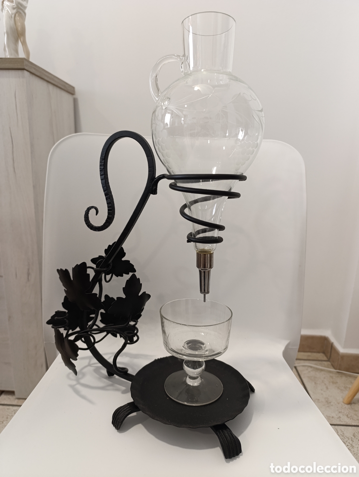 Vintage: Antiguo decantador de vino