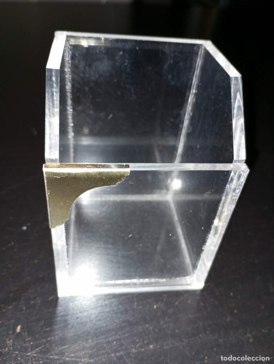 Vintage: portalapices cubilete metacrilato, calidad, ideal oficina, sobremesa vintage