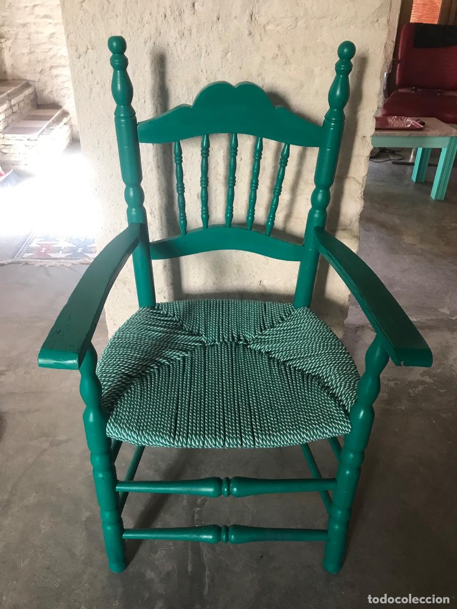 Vintage: Silla de madera restaurada - Foto 1