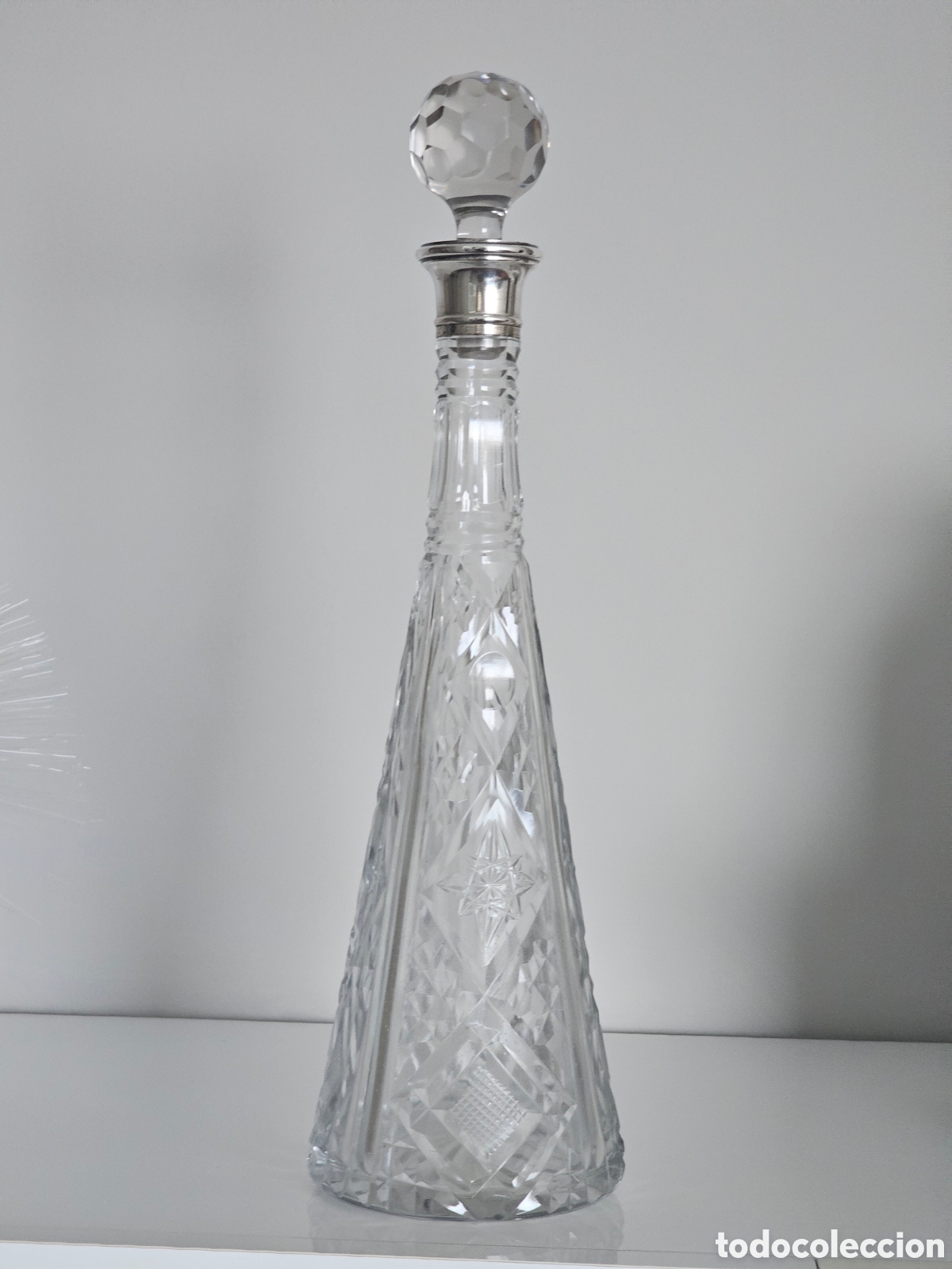 Vintage: Licorera cristal tallado - Foto 2