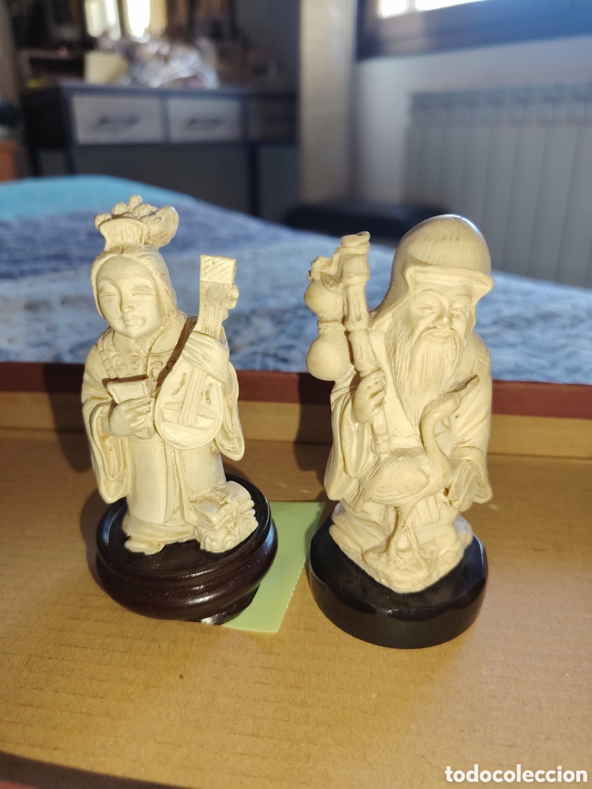 Vintage: Pareja de figuras asi&aacute;ticas, china.