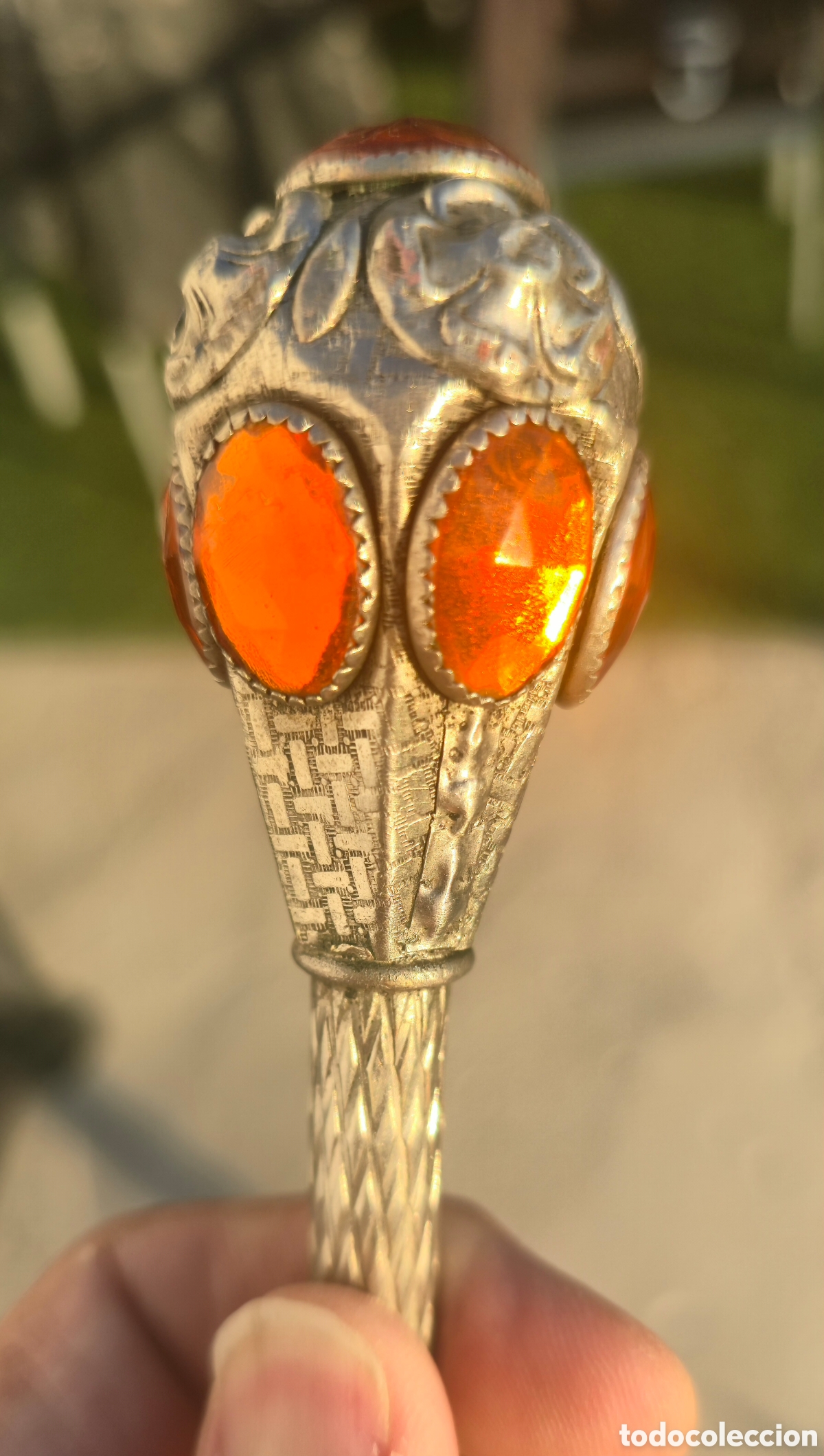 Vintage: Pomo mango Sombrilla vintage - Foto 6