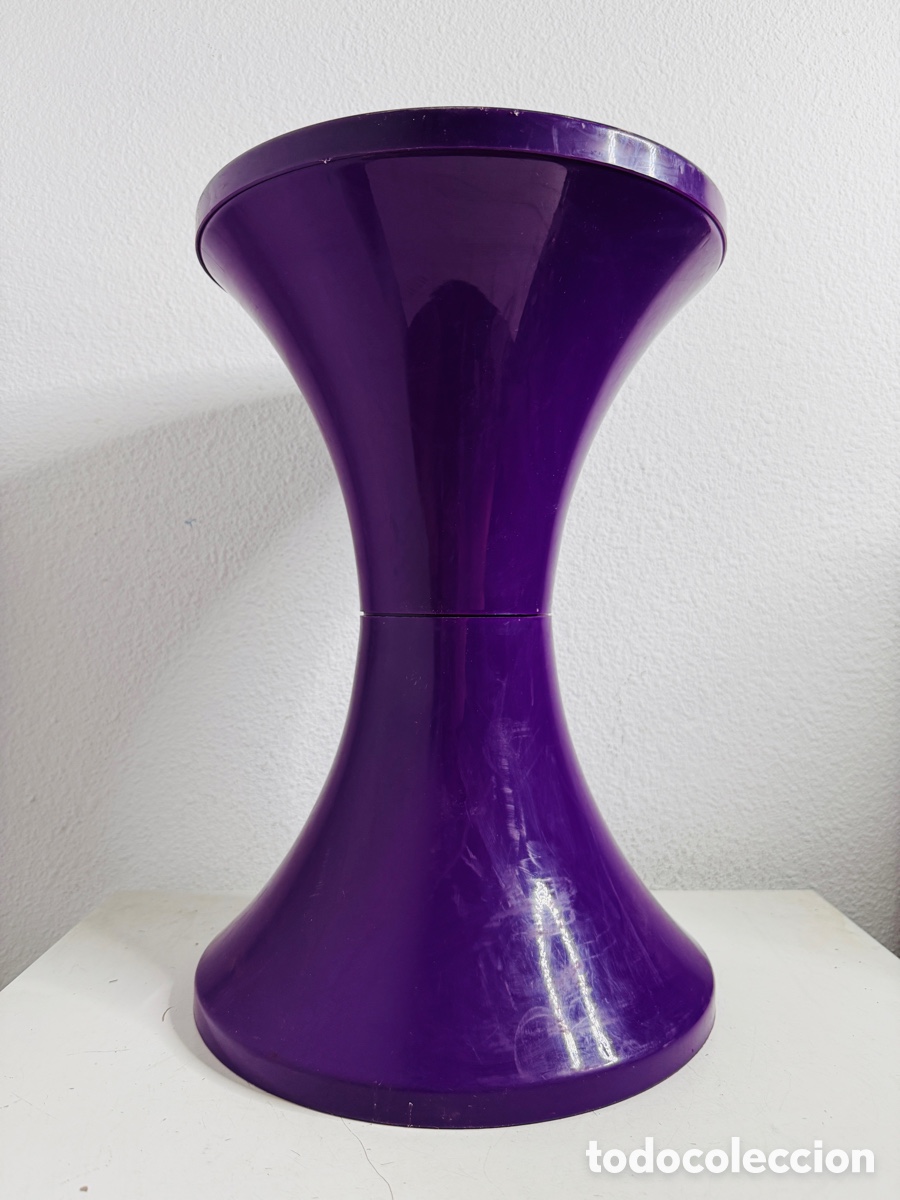 Vintage: Tam Tam Taburete Stamp Di&aacute;bolo Space Age Design 45 cm