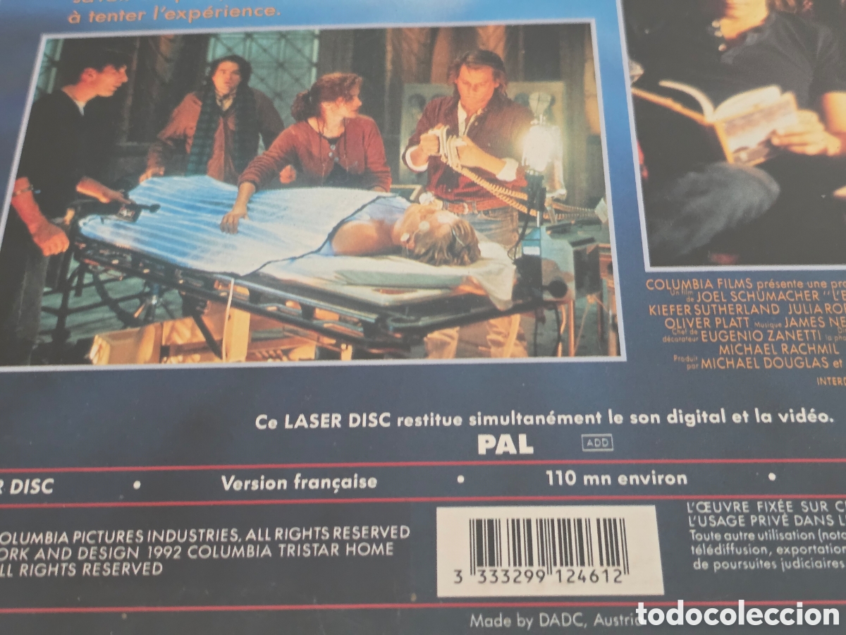 Vintage: laserdisc flatliners lexperience interdite julia roberts pal - Foto 2