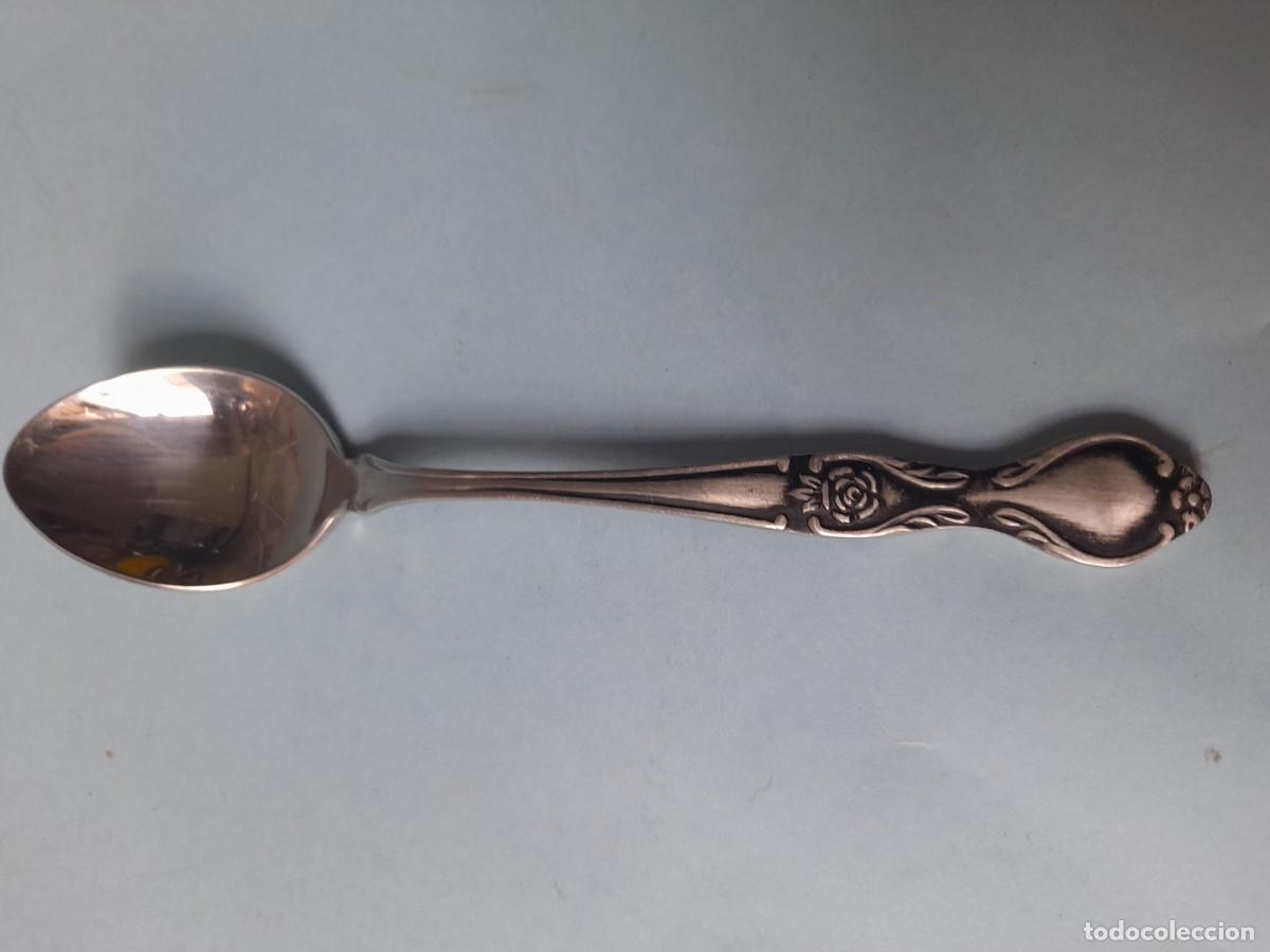 Vintage: Cucharilla acero inoxidable con marca MONIX 18/10 INOX . Medida 12 cm largo
