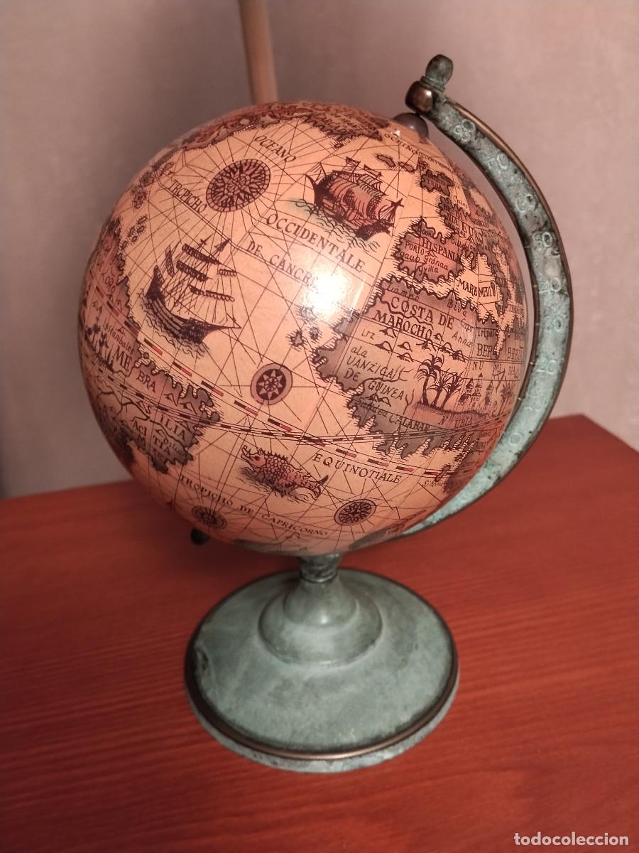 Vintage: Globo terr&aacute;queo decorativo estilo antiguo &ndash; 21 &times; 15 cm