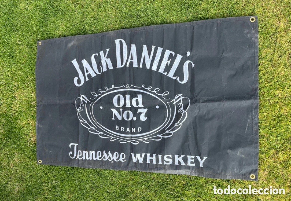 Vintage: Faixa Flag Bandeira Jack Daniel's Old No. 7 Tennessee Whiskey Vintage