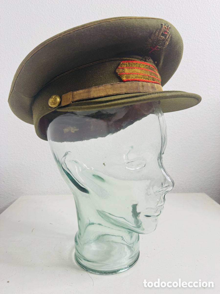 Vintage: Gorra de Sargento del Ejercito Espa&ntilde;ol a&ntilde;os 40