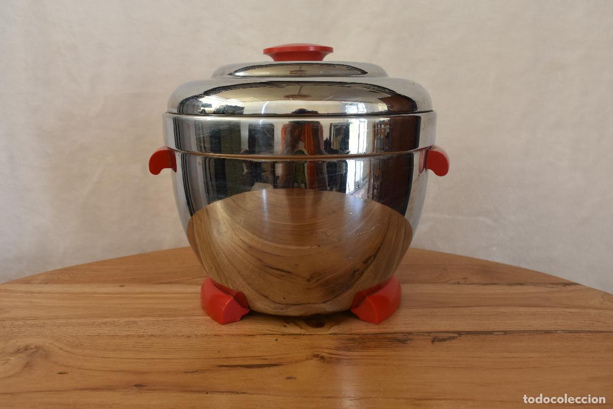 Vintage: Cubitera de acero inoxidable Thermos