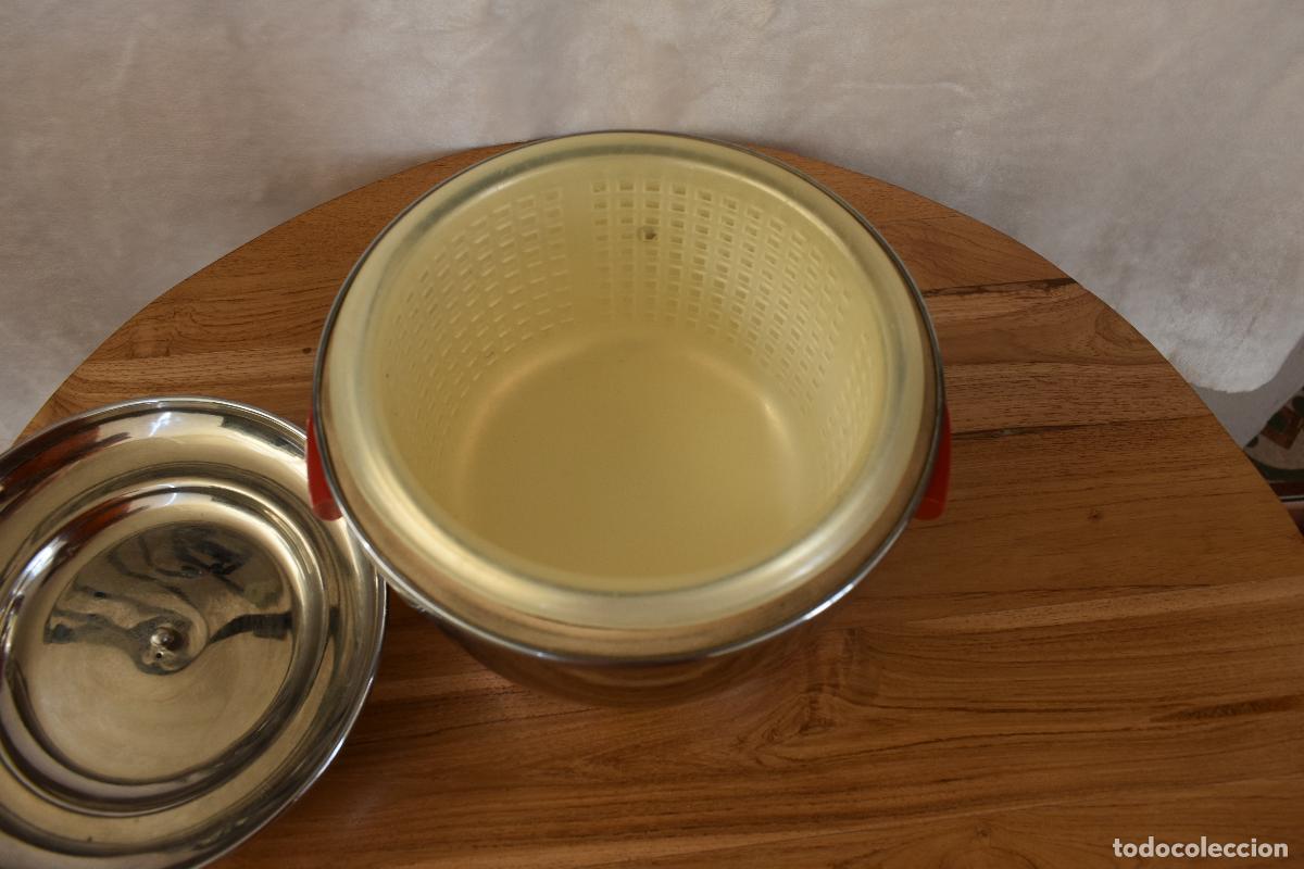 Vintage: Cubitera de acero inoxidable Thermos - Foto 4