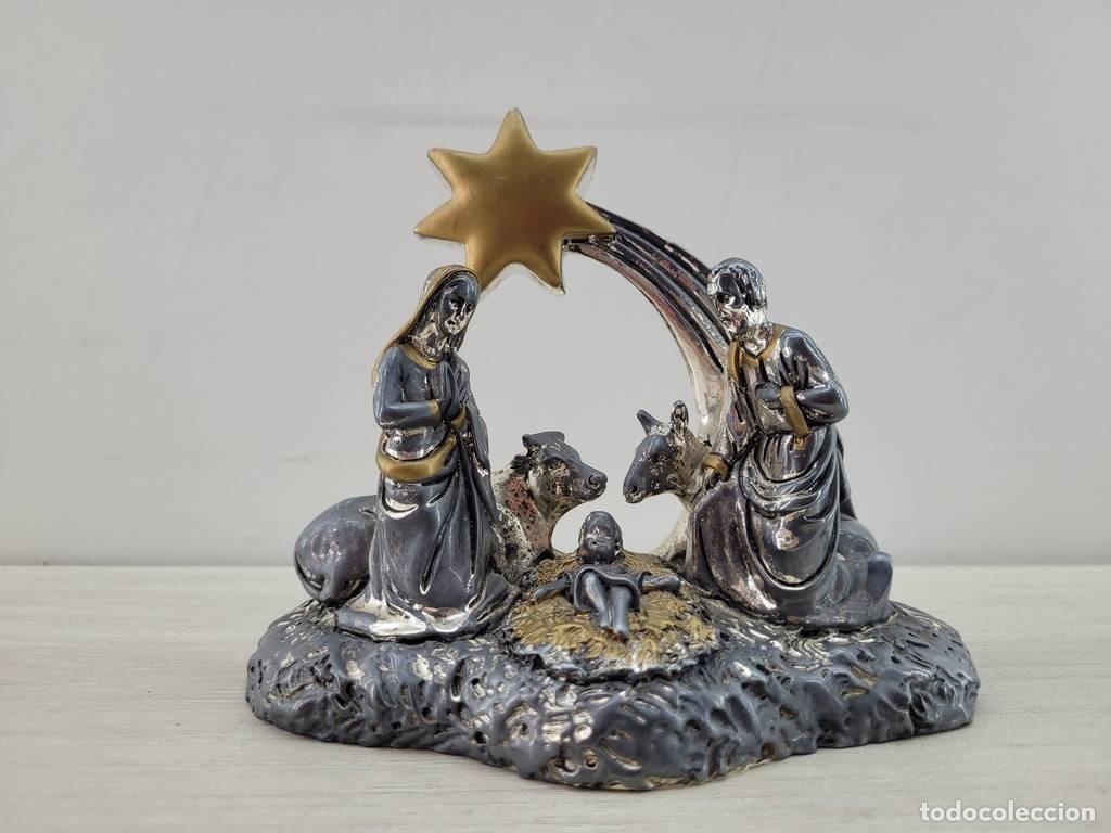 Vintage: MINIATURA NACIMIENTO NAVIDE&Ntilde;O - Foto 2