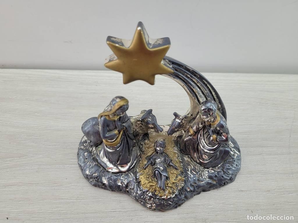 Vintage: MINIATURA NACIMIENTO NAVIDE&Ntilde;O - Foto 5