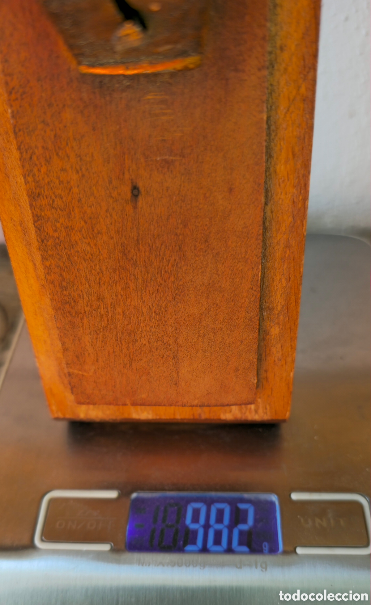 Vintage: Crucifijo metal y madera - Foto 9
