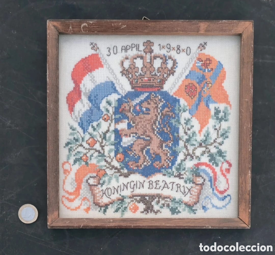 Vintage: Bordado Reina Beatriz - Foto 7