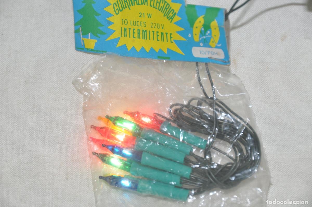 Vintage: 3 Luces de navidad a&ntilde;os 70/80 - Foto 6