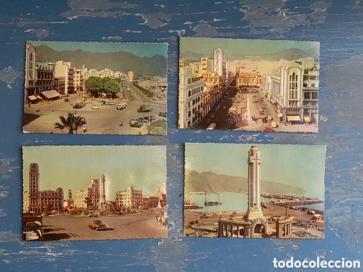 Vintage: Lote de 8 postales vintage de Tenerife