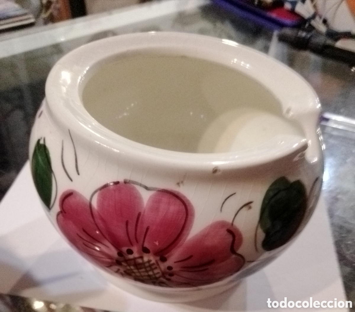 Vintage: Azucarero de ceramica