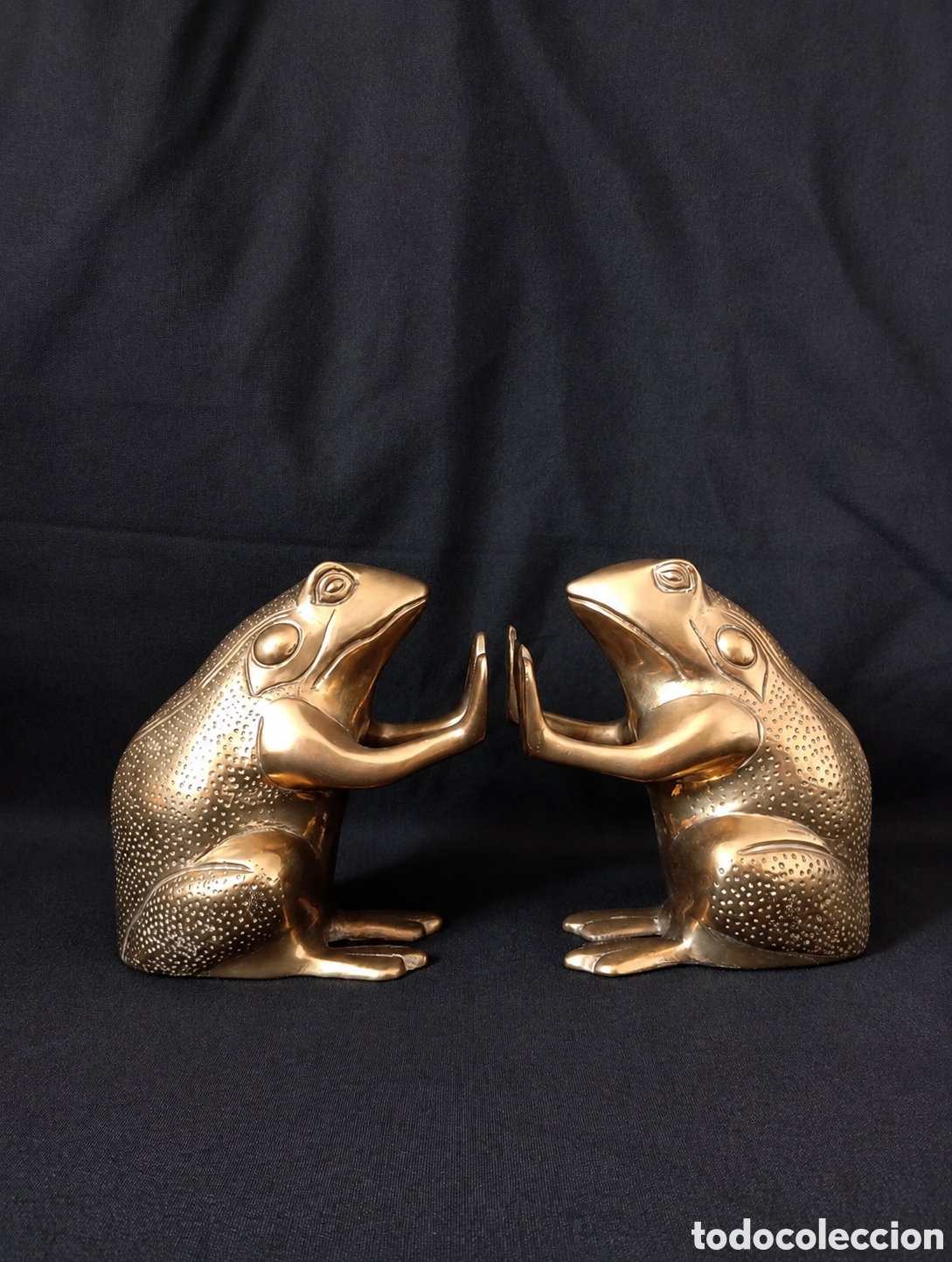 Vintage: Ranas de bronce Becara a&ntilde;os 90