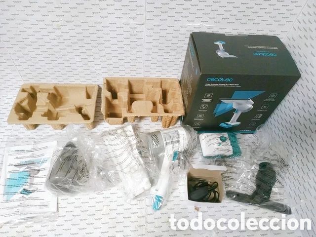 Vintage: FUNCIONA Cecotec Limpiaventanas sin Cables Conga Immortal Extreme 3,7V Glass Hand FUNCIONANDO