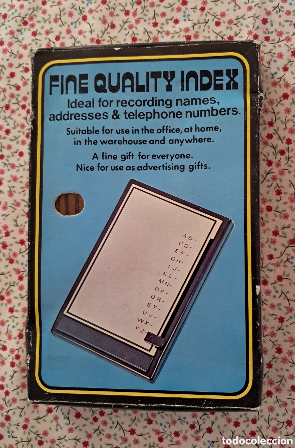 Vintage: Agenda, listin automatico de sobremesa. Sin uso y con caja. A&ntilde;os 70