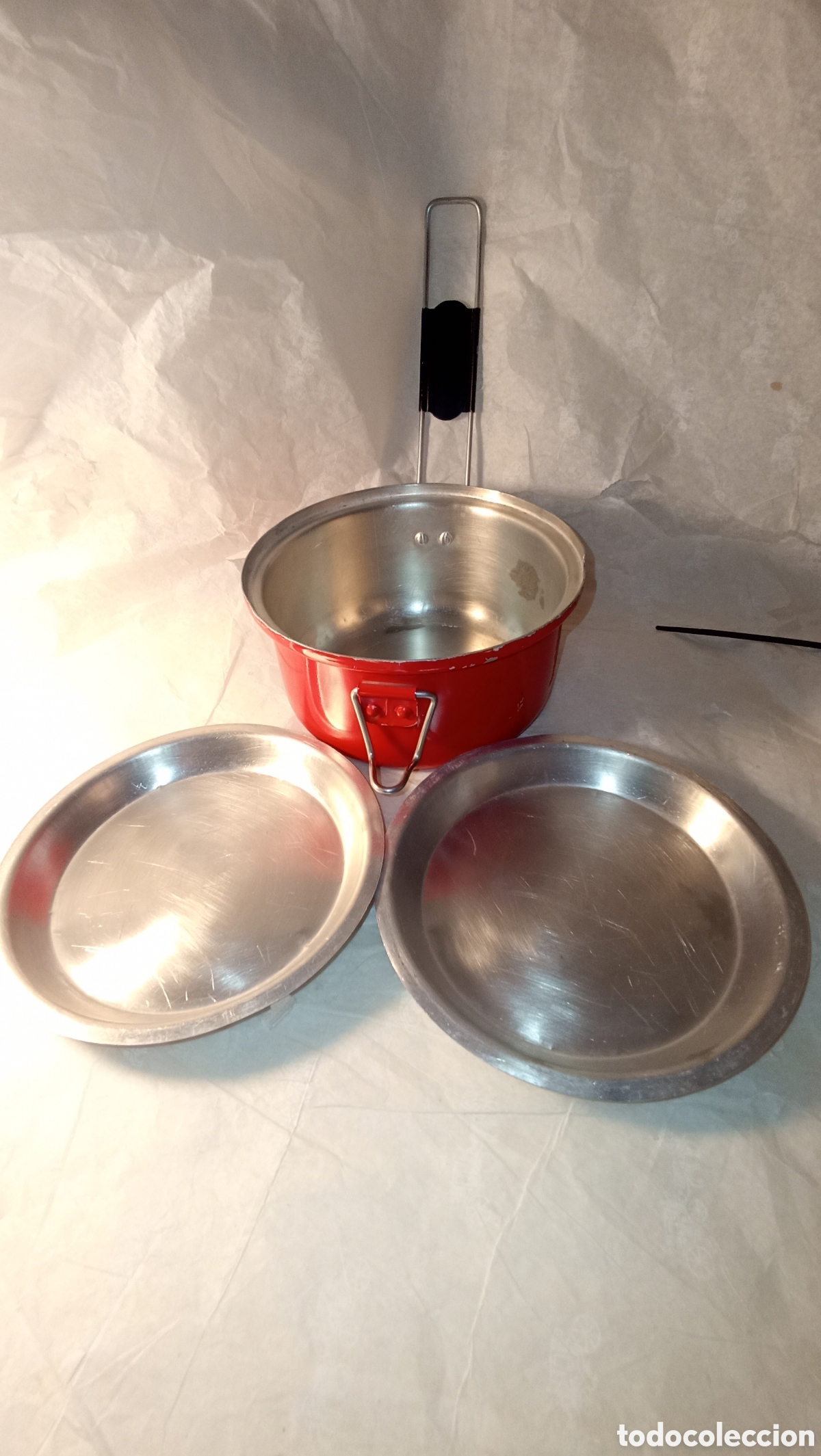 Vintage: Fiambrera Camping Vintage LAKEN (Aluminio) - Con Caja Original - 14cm