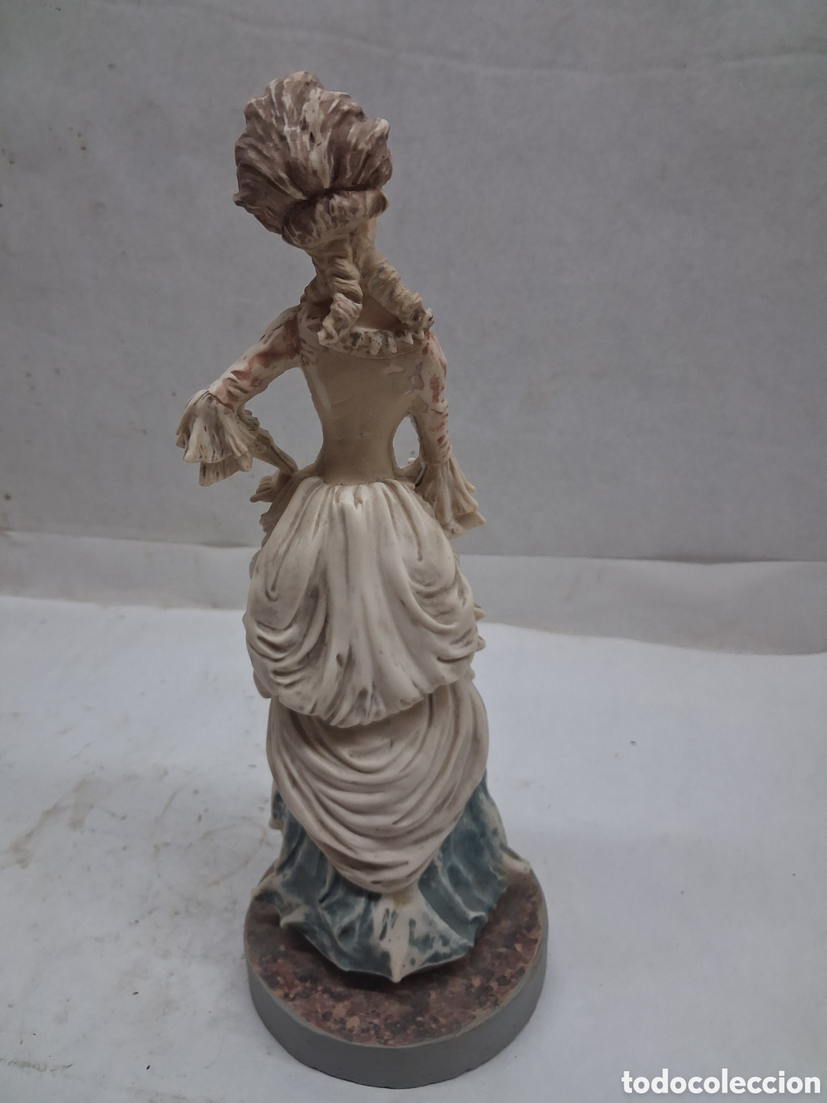 Vintage: Dama con pluma resina - Foto 4