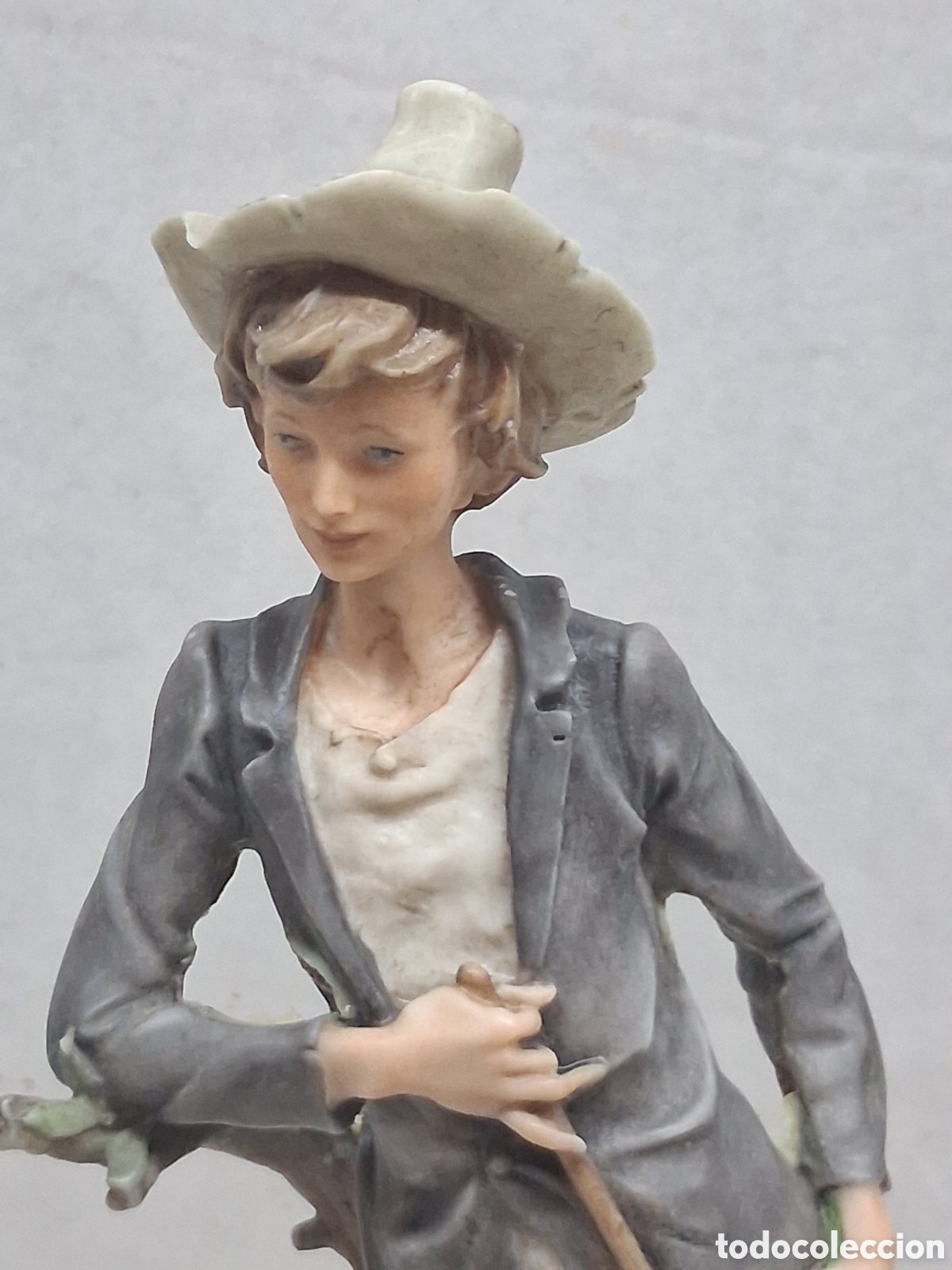 Vintage: Figura joven campesino - Foto 2