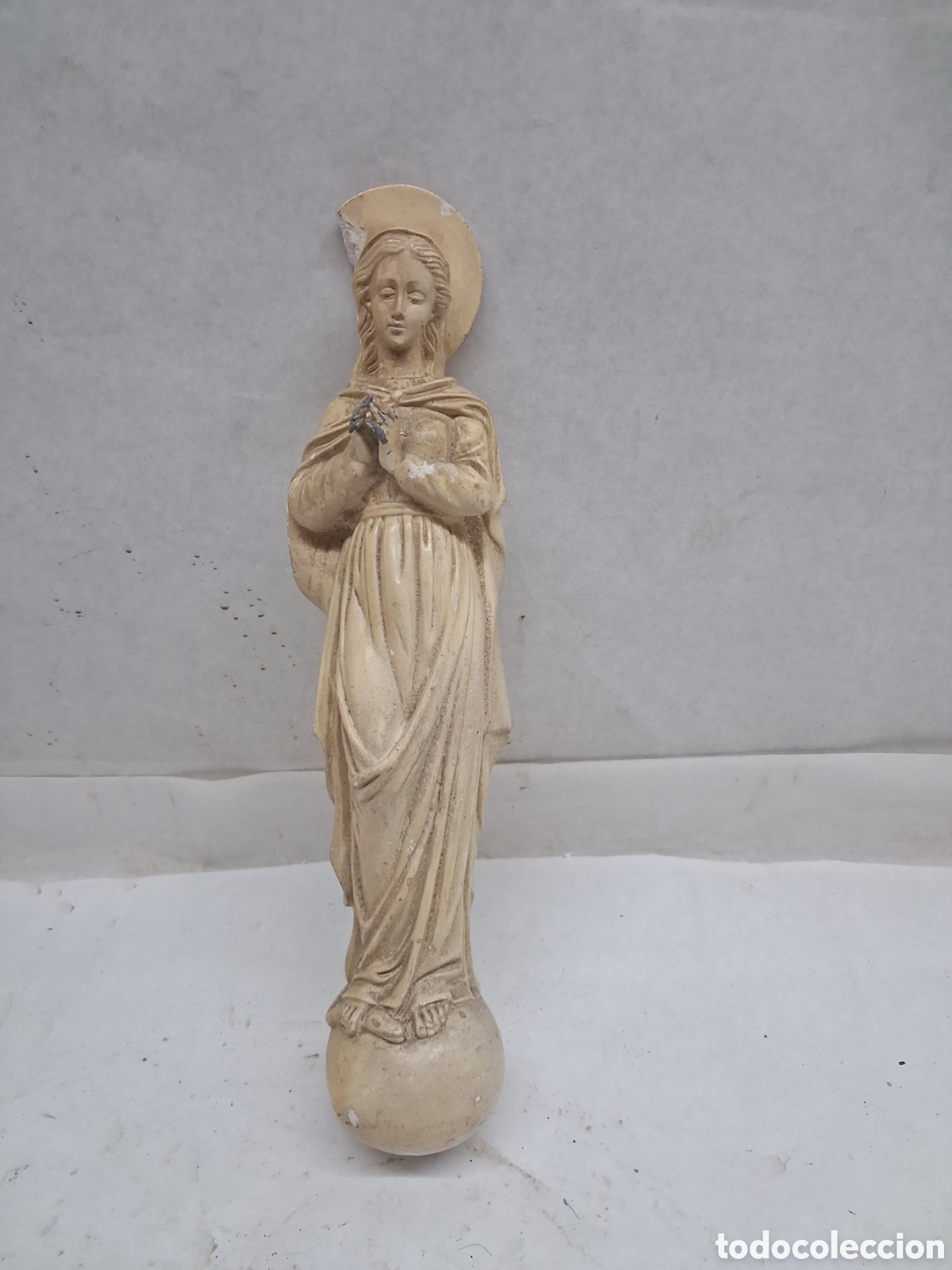 Vintage: virgen vintage de escayola