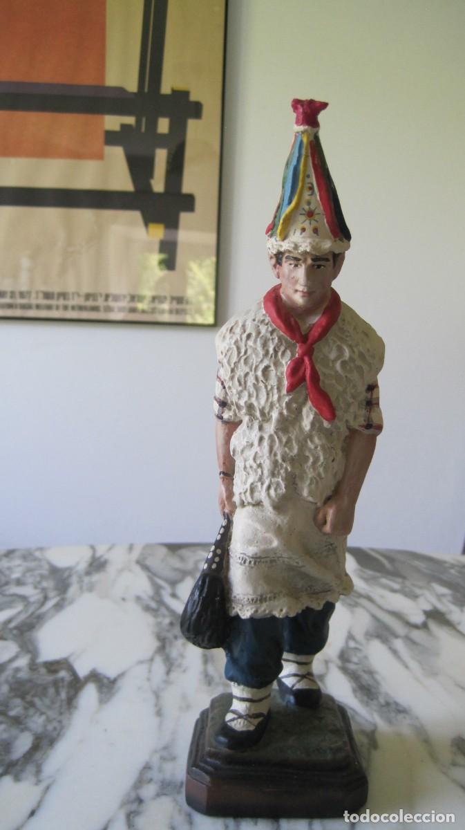 Vintage: FIGURA DE RESINA - JOALDUN - ZANPANTZAR - CARNAVAL - NAVARRA