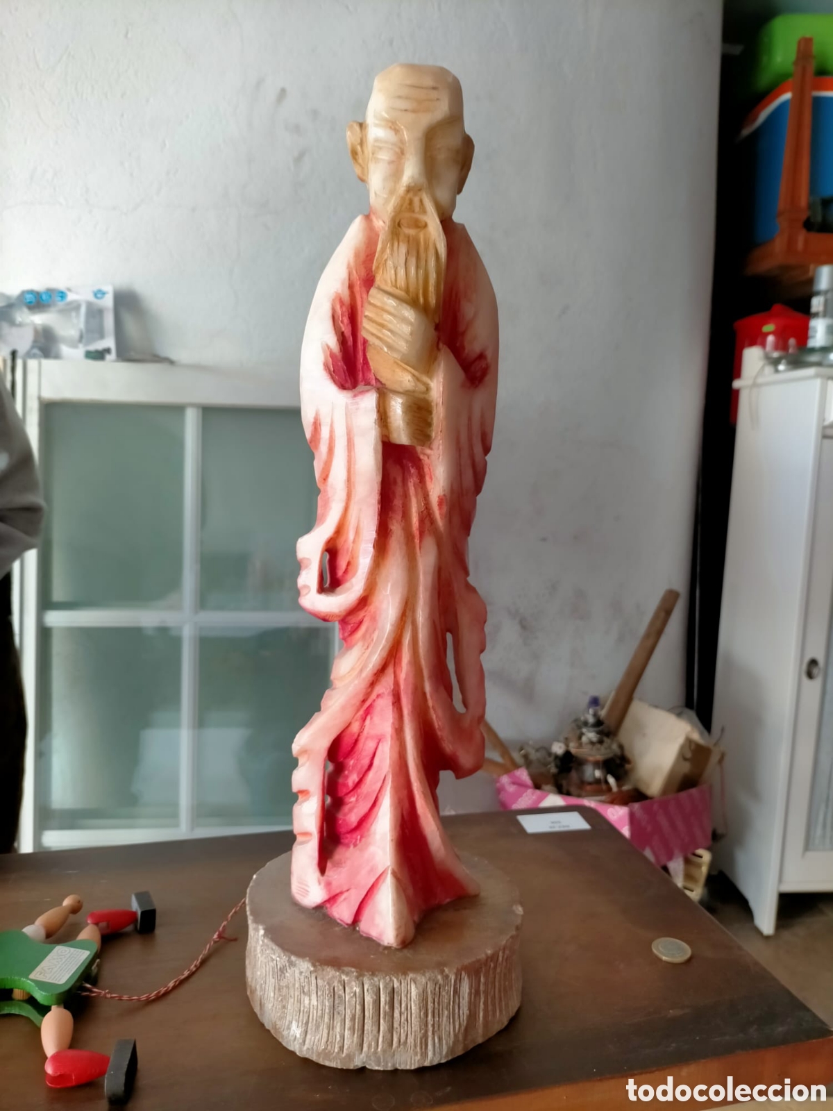 Vintage: FIGURA CHINO DE 50CM ALTO JJ