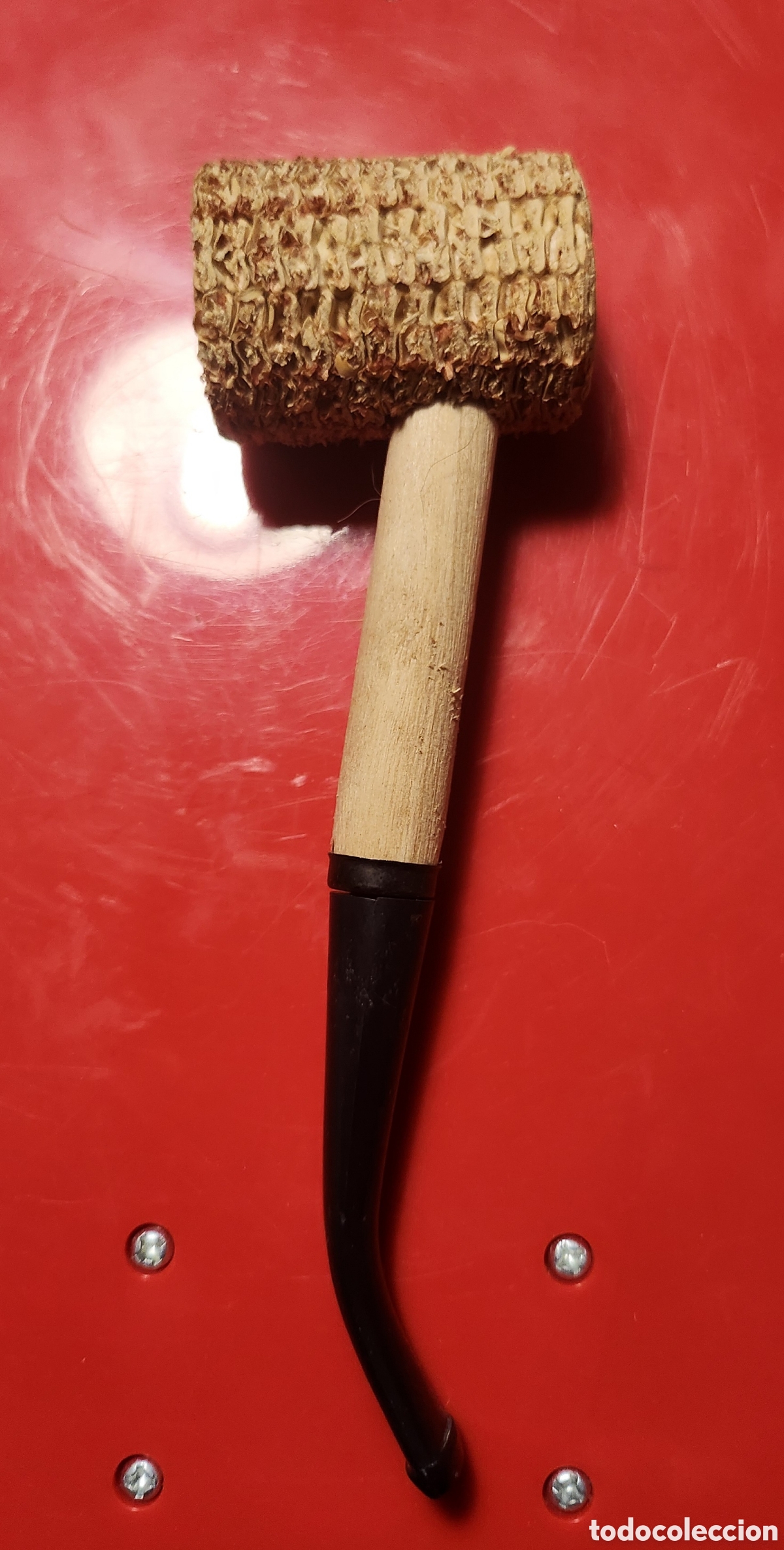 Vintage: Pipa de mazorca de maiz - Foto 2