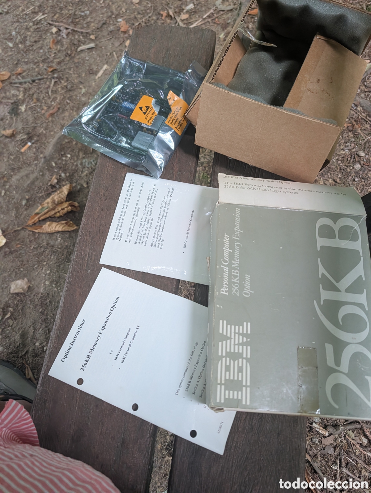 Vintage: Tarjeta de Expansion de Memoria IBM PC 256KB Memory Expansion Option 1984 Lote Completo con Caja y M