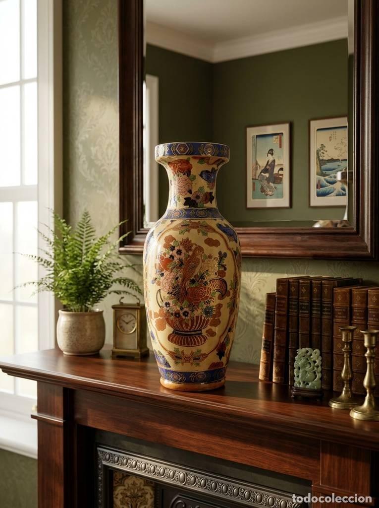Vintage: JARR&Oacute;N DE PORCELANA SATSUMA