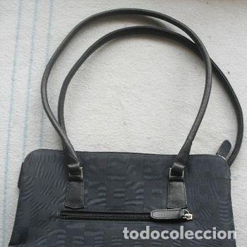 Vintage: Bolso Tela Impermeable Negro Crisan Completo PEIFER