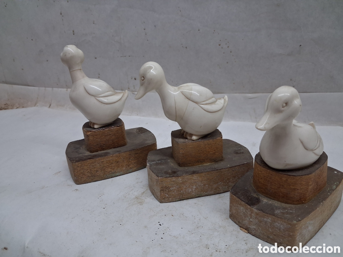 Vintage: Tres patos de resina - Foto 3
