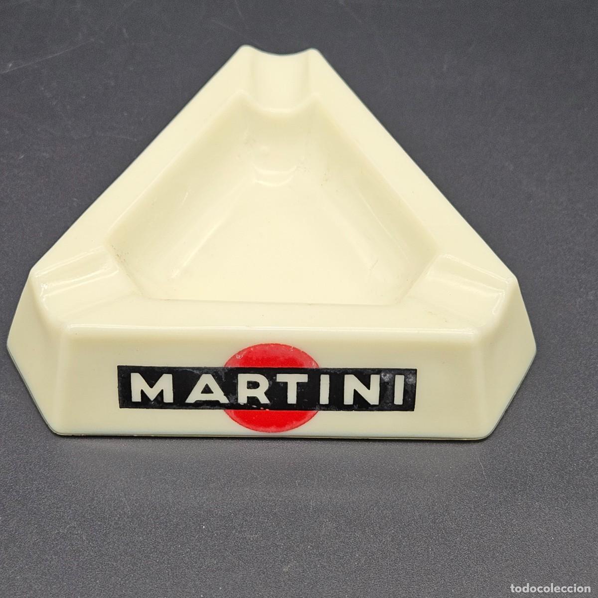 Vintage: Cenicero de cristal de Martini. 1950 - 1955.