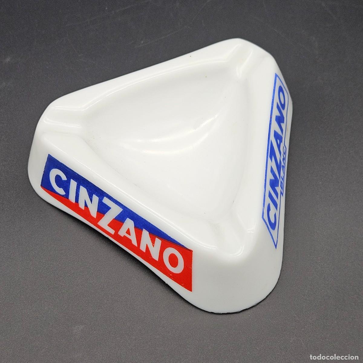 Vintage: Cenicero de cristal de Cinzano. 1950 - 1955.