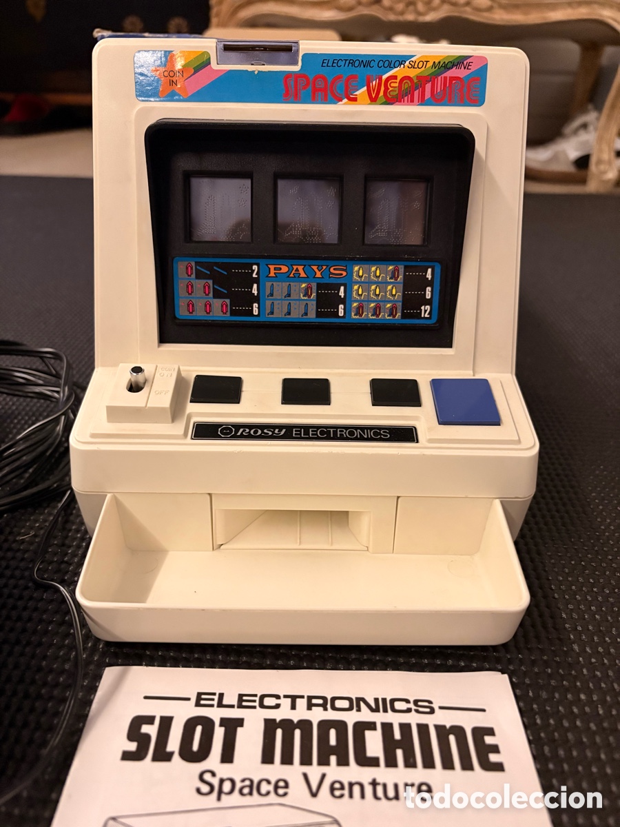Vintage: M&aacute;quina tragaperras electr&oacute;nica juguete