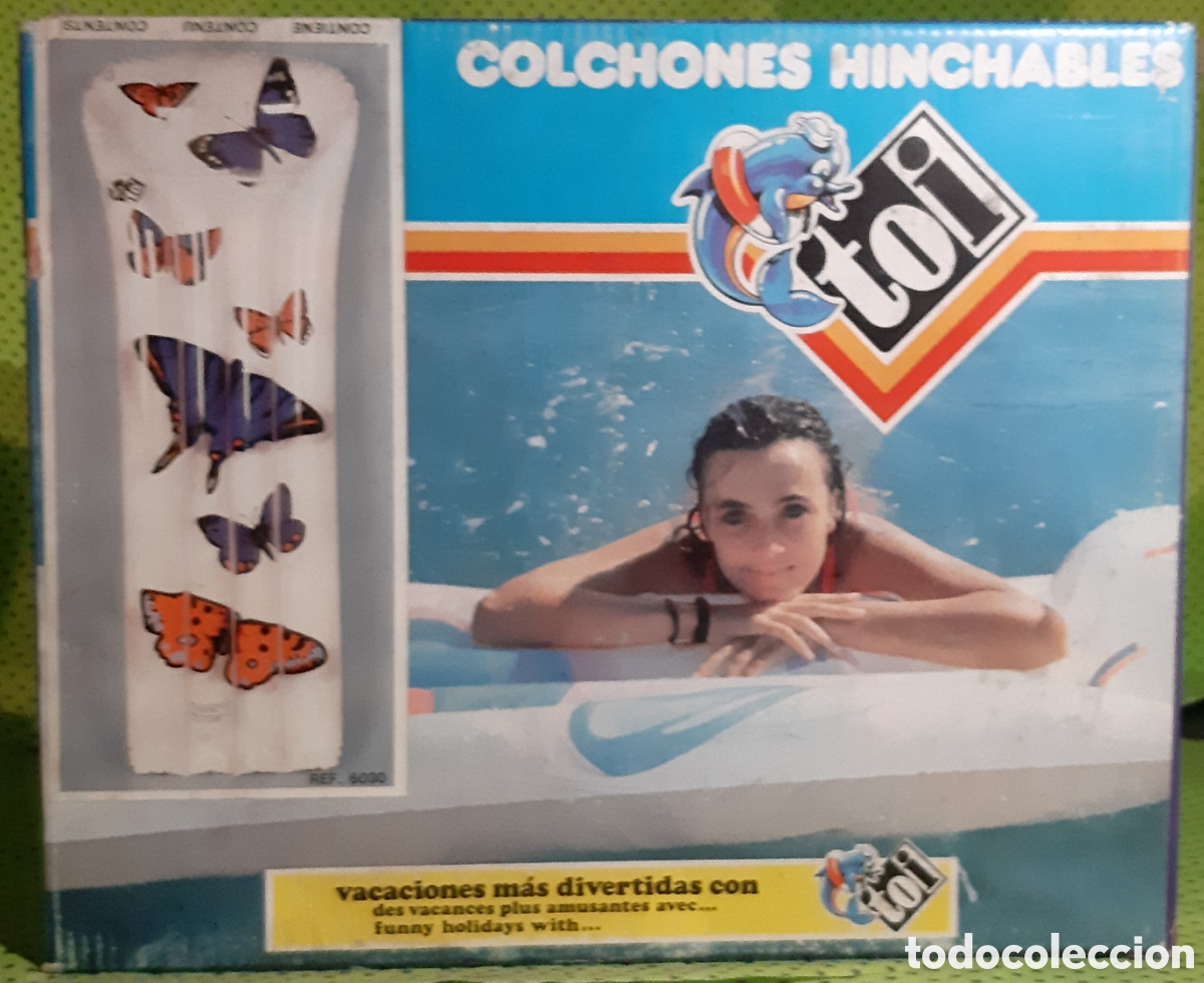 Vintage: Colchoneta Hinchable marca Toi A&ntilde;os 80-90