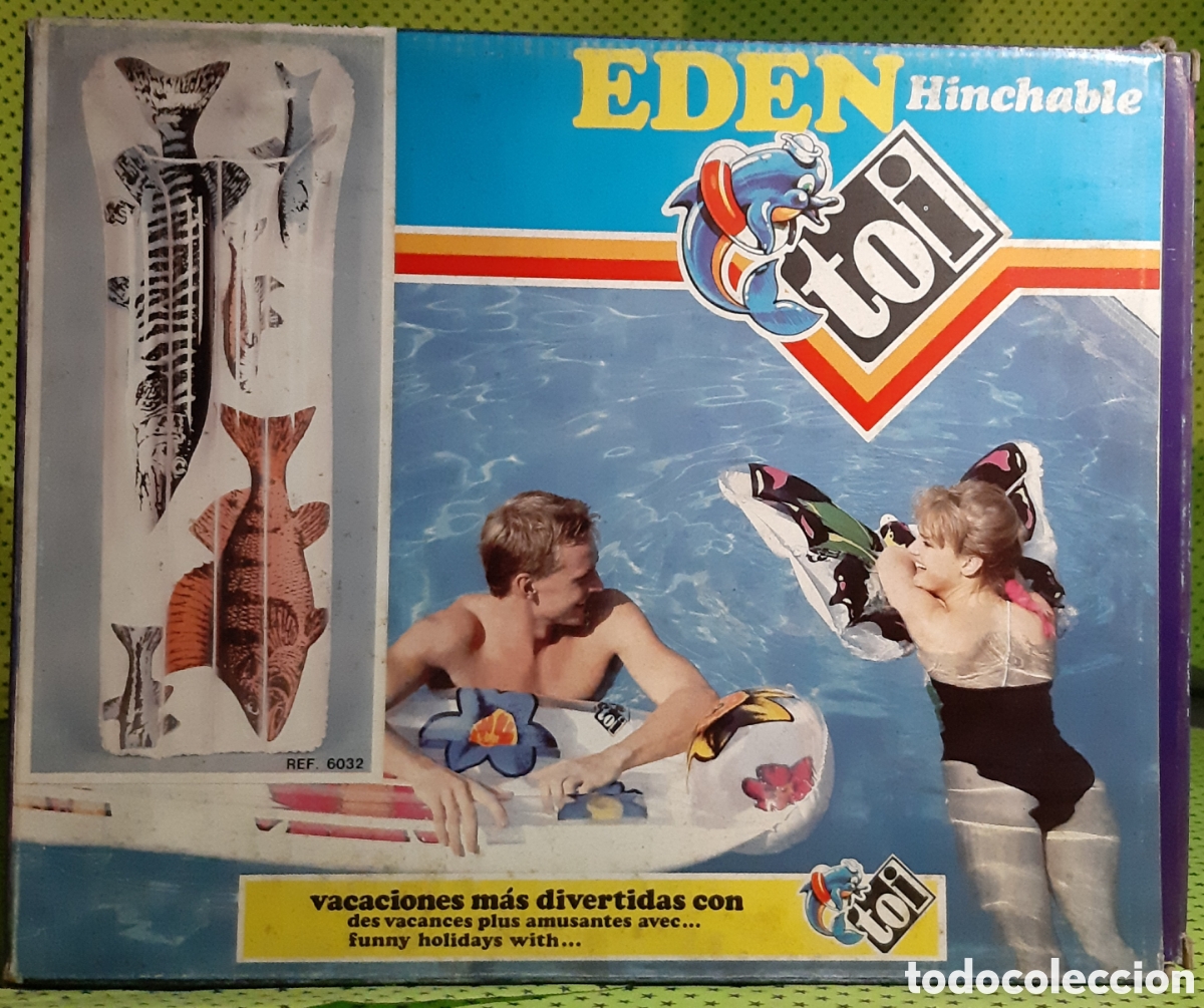 Vintage: Colchoneta Hinchable marca Toi A&ntilde;os 80-90