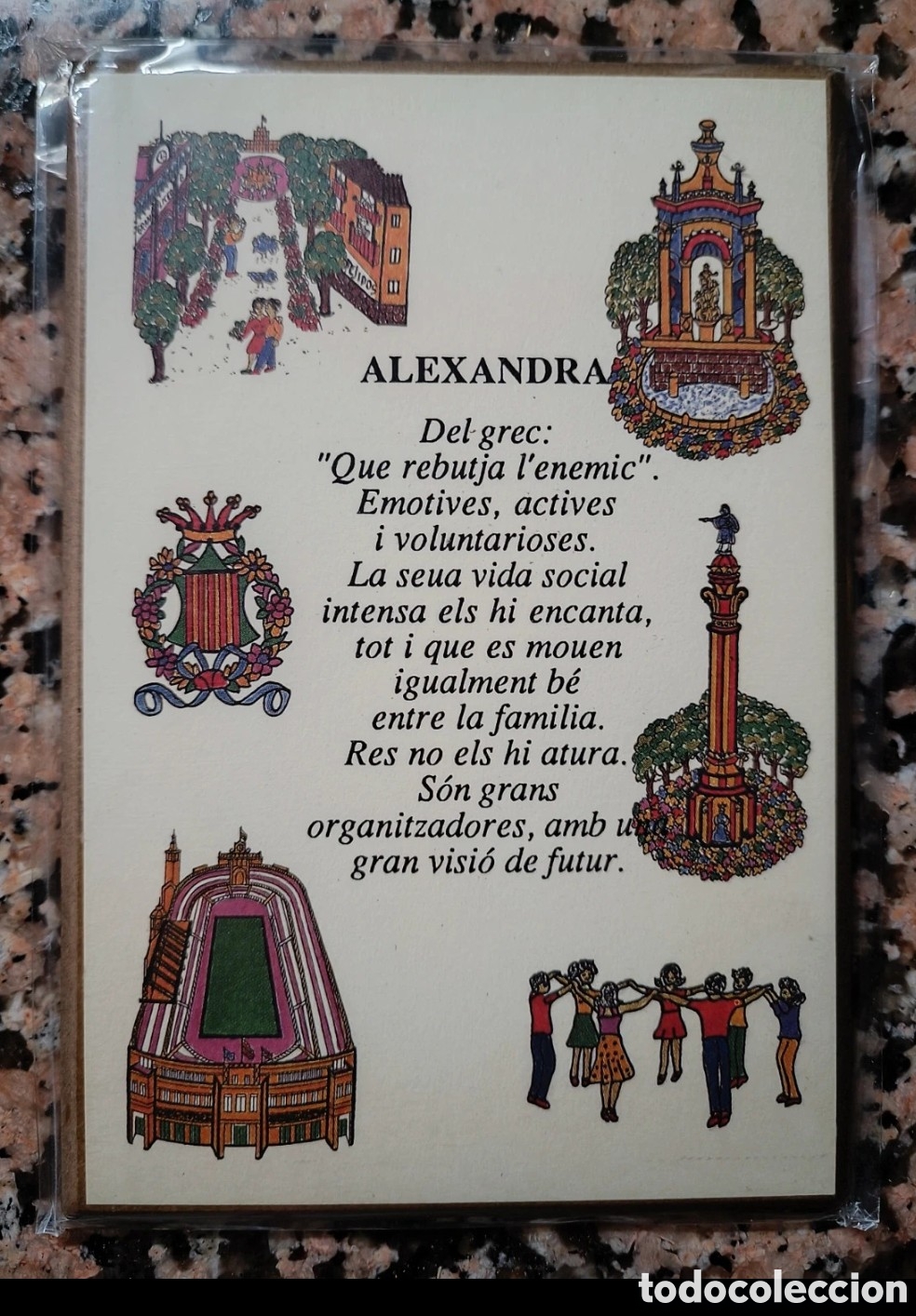Vintage: Cuadro con el nombre Alexsandra