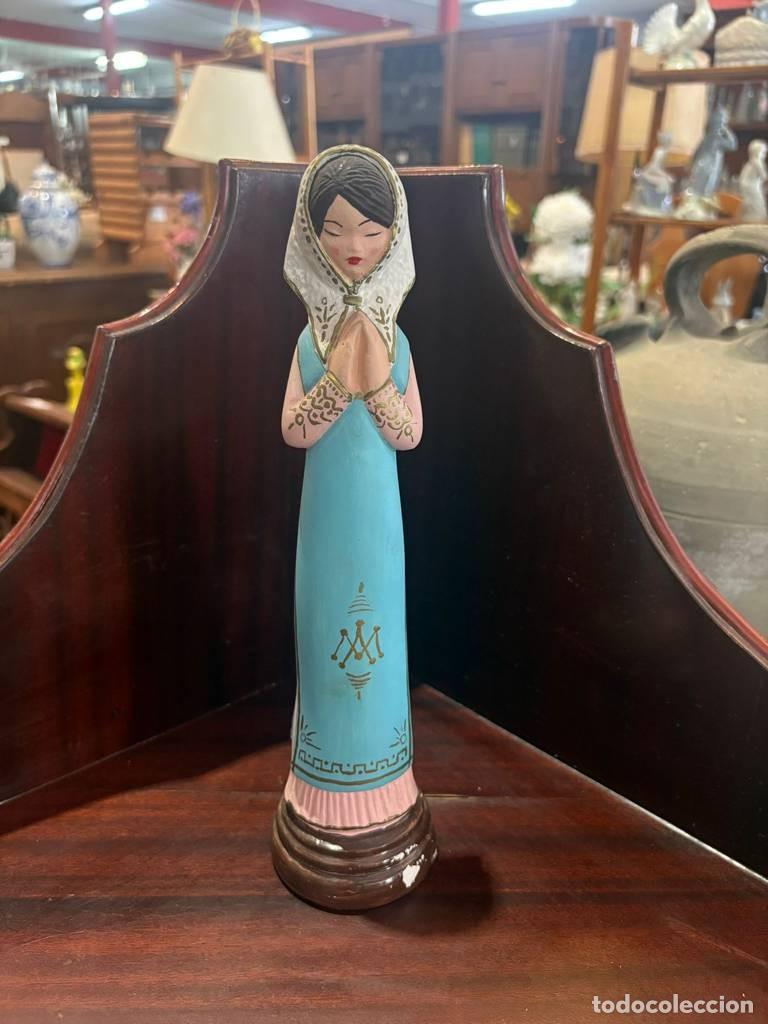 Vintage: FIGURA DE VIRGEN.... - Foto 2