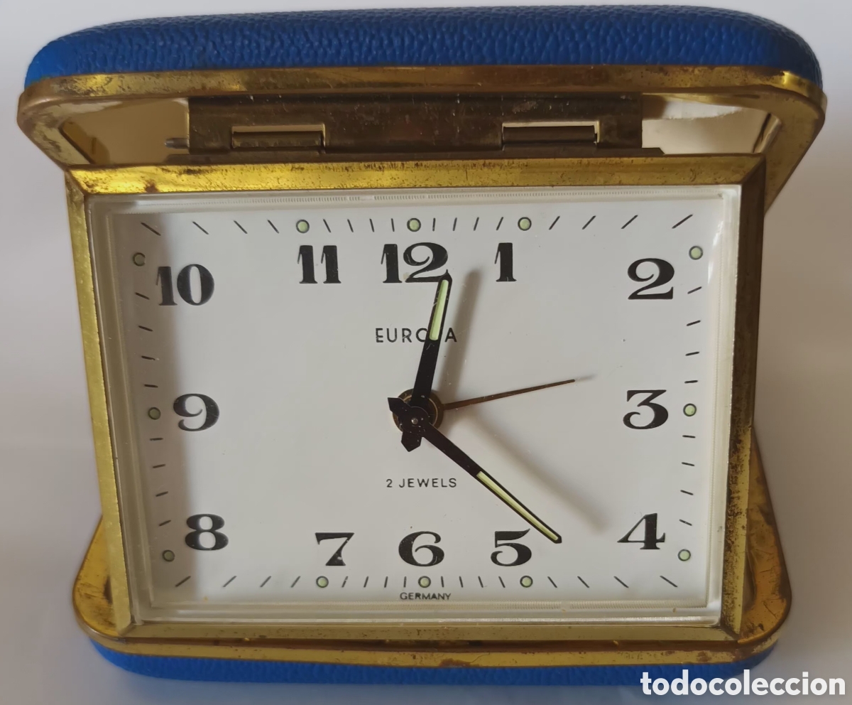 Vintage: RELOJ DESPERTADOR EUROPA. ANTIGUO