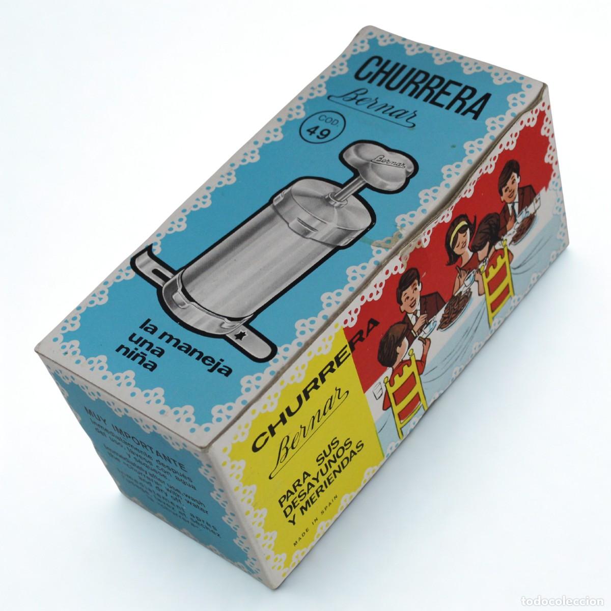 Vintage: Churrera Bernar Vintage 1960s Gijon en su caja Original y Sin uso