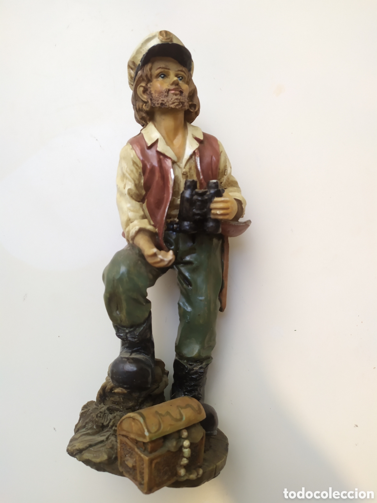 Vintage: Figura vintage de resina, mide 23 cm de altura