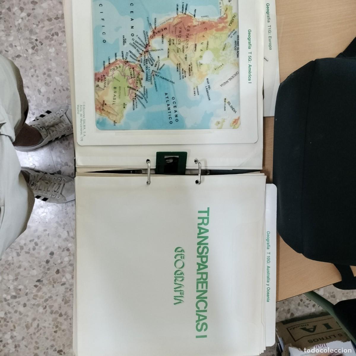 Vintage: Album Trasparencias educativas geograf&iacute;a