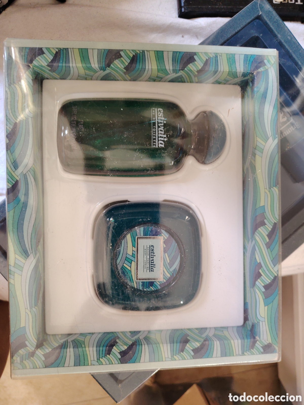 Vintage: Estuche colonia estivalia con jabon